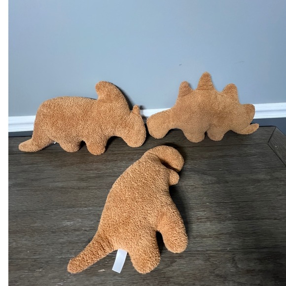 NugPlush Dinosaur Plush Set Stuffed Animal Toy Kids Room Decor - Picture 1 of 3